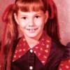 2nd grade school photo...lol... the yarn in my hair...think I will try this look with my granddaughter...when I get one.